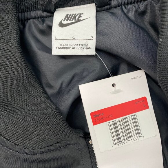 Nike Black Bomber Jacket | Men’s Size L | Megan Thee Stallion Collab - Picture 5 of 5